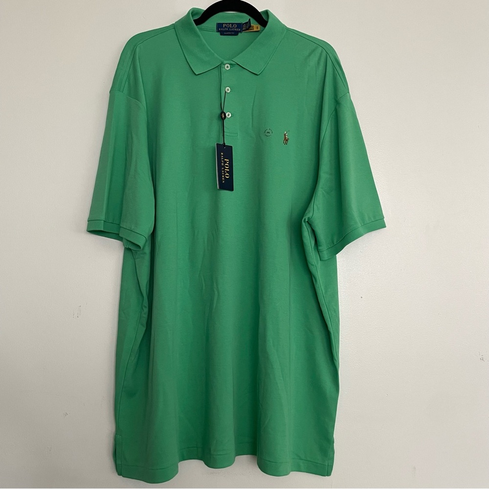 Polo Ralph Lauren Classic Polo Shirt Green Size XXL
